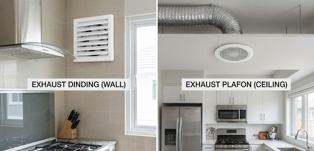 exhaust fan dapur dinding
