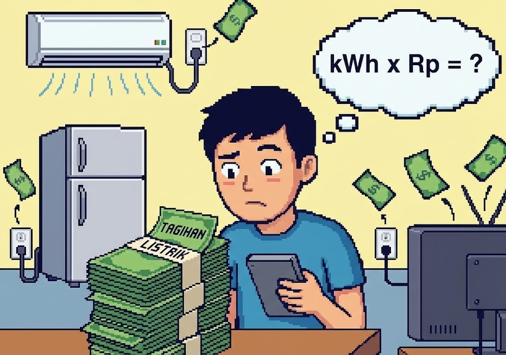 cara menghitung biaya listrik
