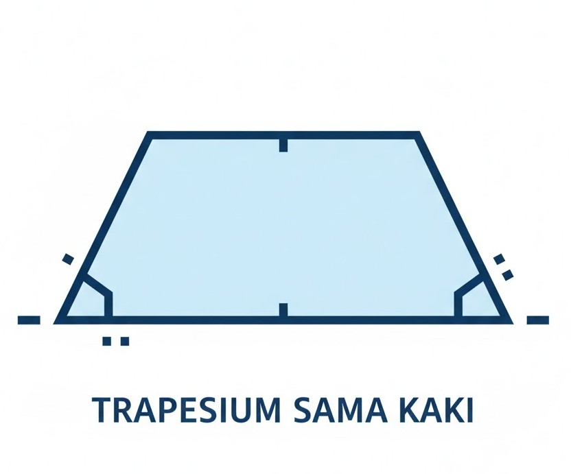 kalkulator trapesium sama kaki