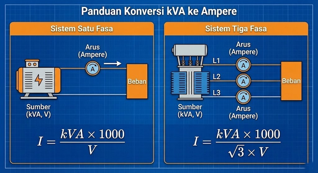 kva ke ampere