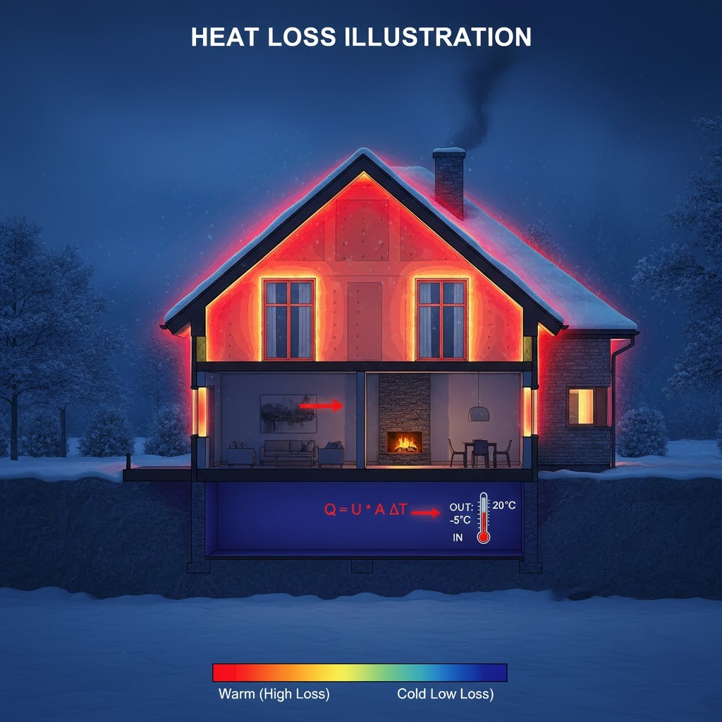 heat loss calculator