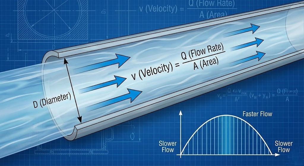 pipe velocity calculator